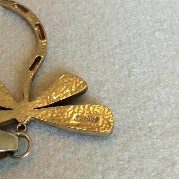 FINAL SALE PRICE Silver Inlaid Dragonfly Set with Opal Accents - Picture 6 of 6